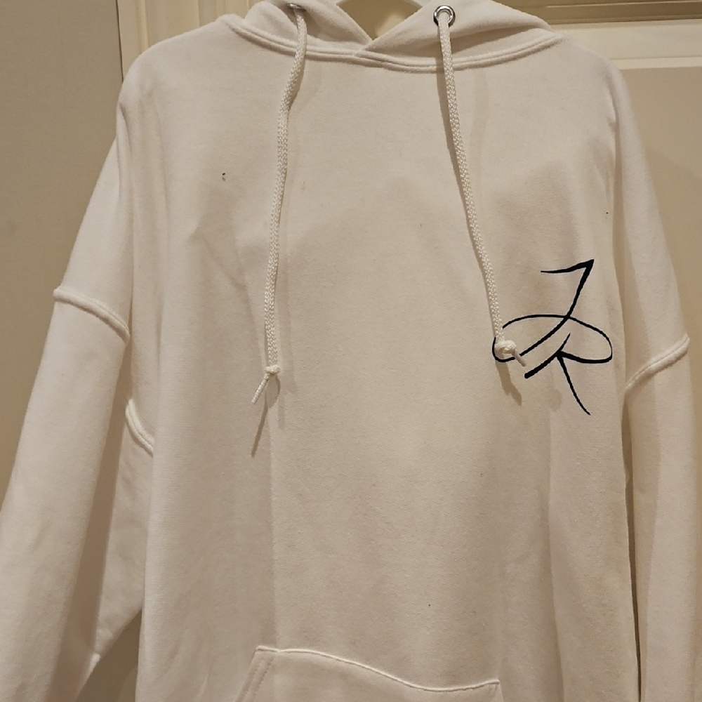 White Hoodie Sweater